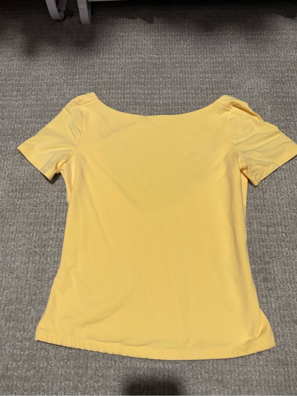 Banana Republic Yellow Scoop-Neck Tank Top